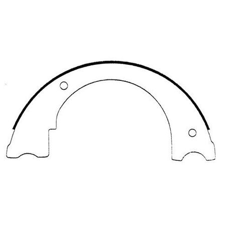 CENTRIC PARTS Centric Brake Shoes, 111.06470 111.06470